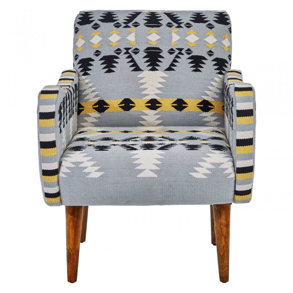 Cefena Chair With Multi-Coloured Upholstery, Multi-Coloured