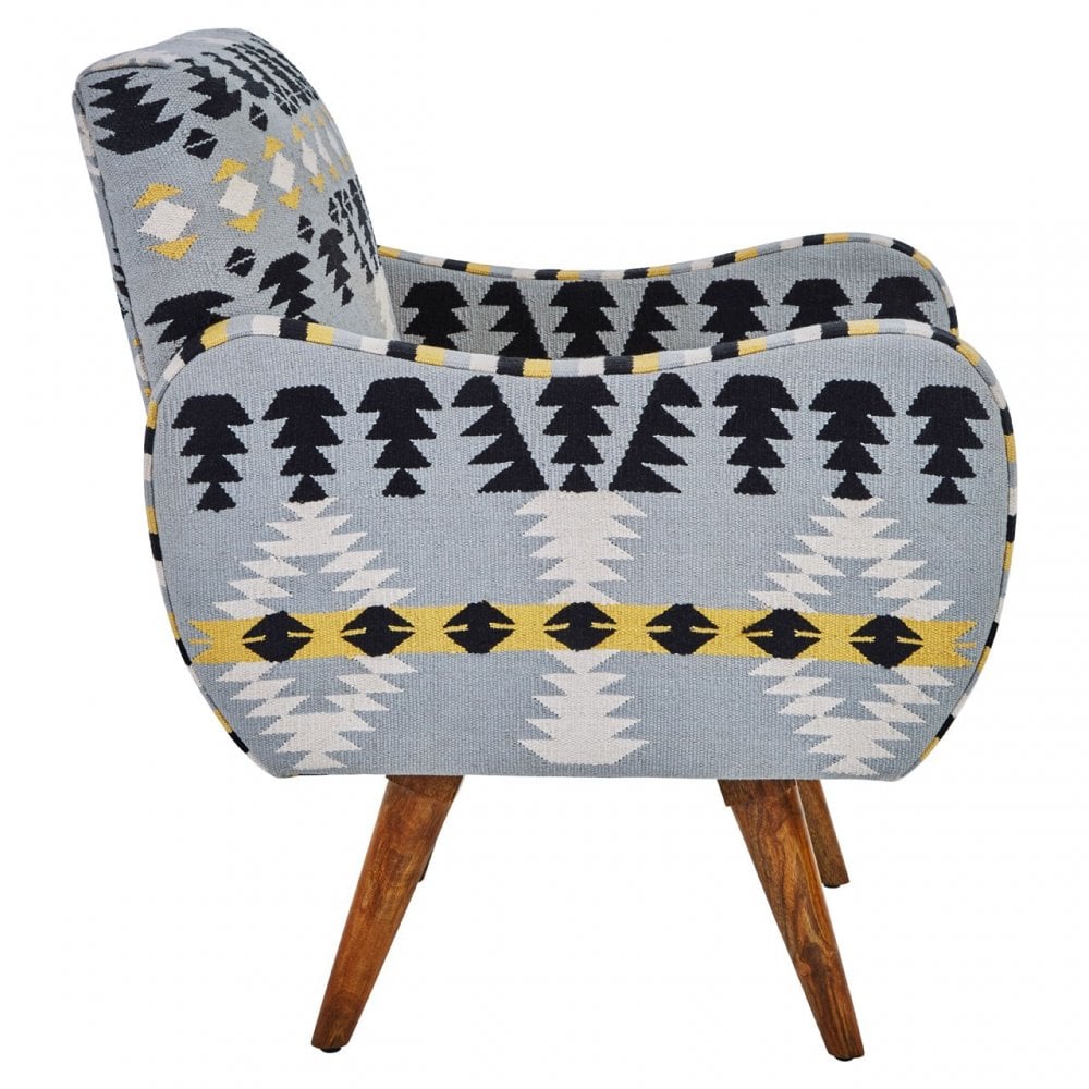 Cefena Chair With Multi-Coloured Upholstery, Multi-Coloured