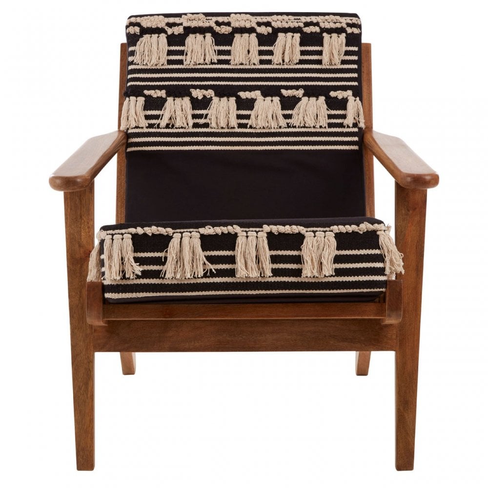 Cefena Laid Back Design Chair, Black