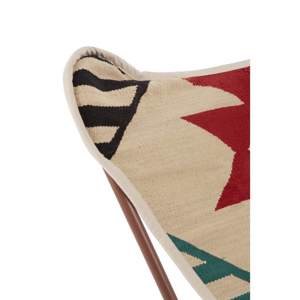 Cefena Assorted Colours Butterfly Chair, Multi-Coloured