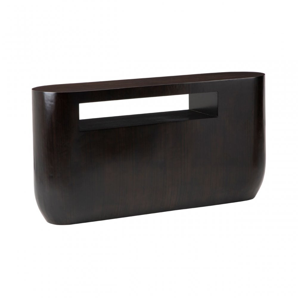 Gabelle Oblong Console Table, Brown