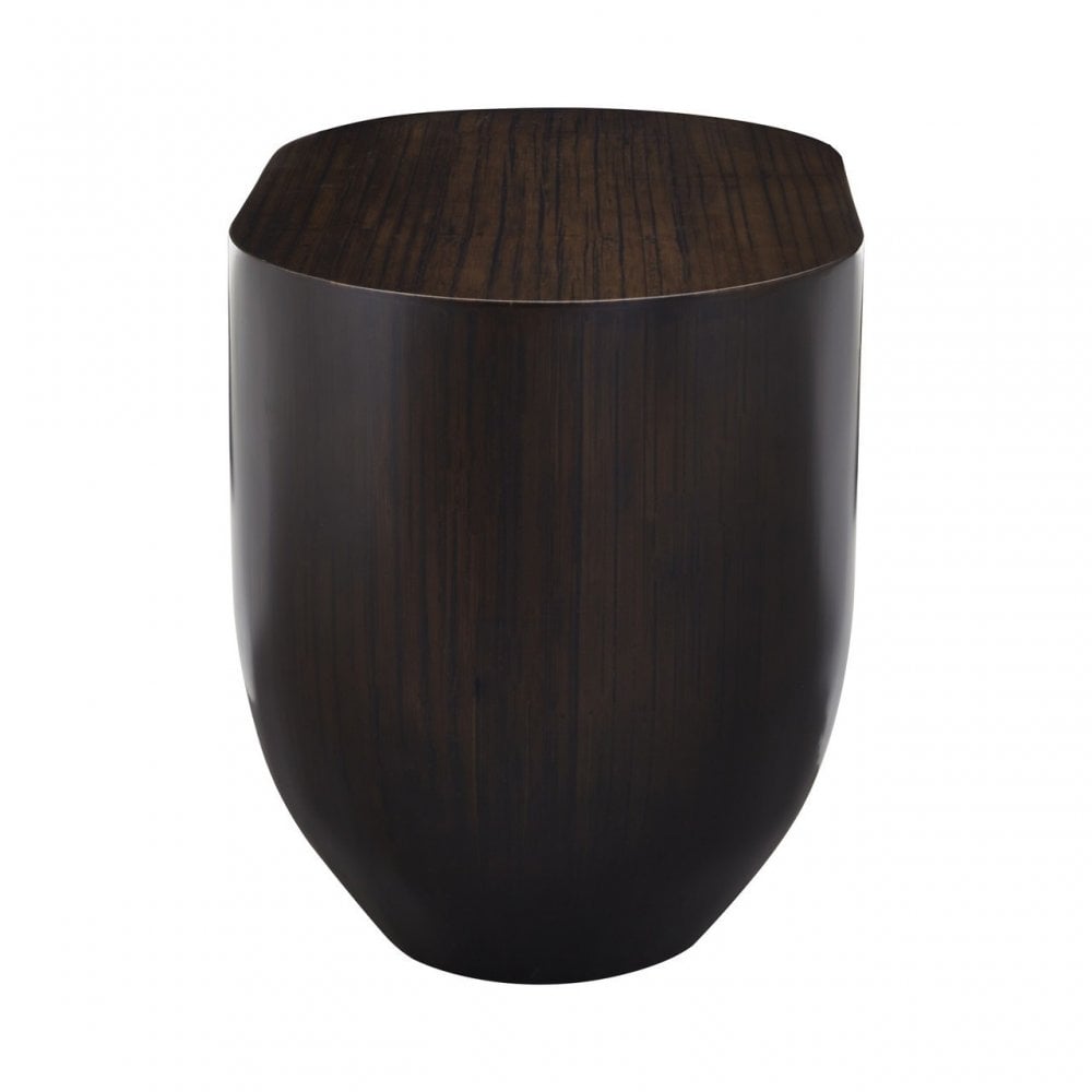 Gabelle Oblong Side Table, Brown