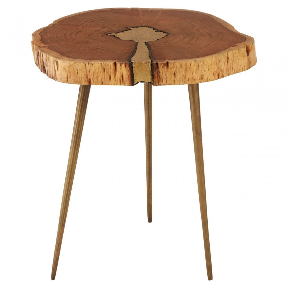 Almora Side Table, Silver