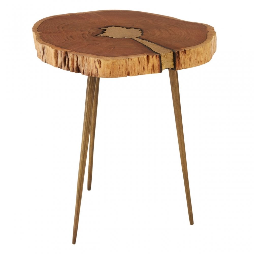 Almora Side Table, Silver