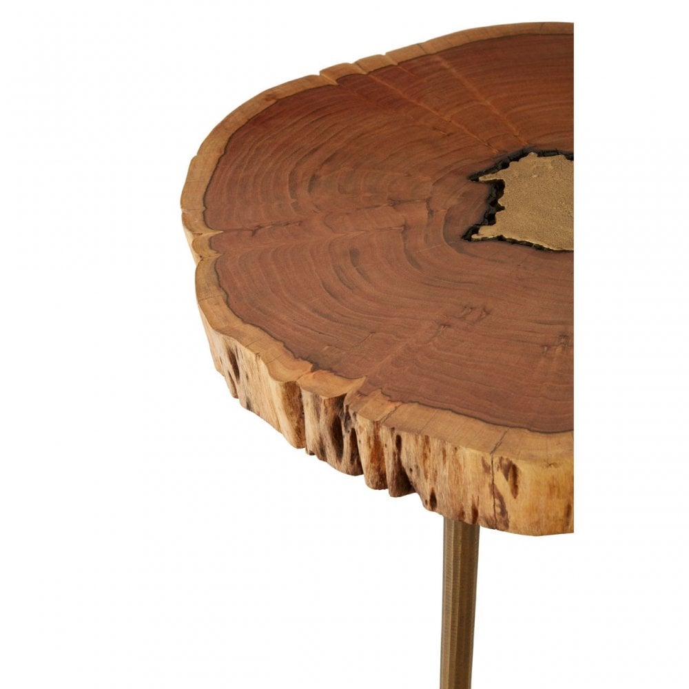 Almora Side Table, Silver