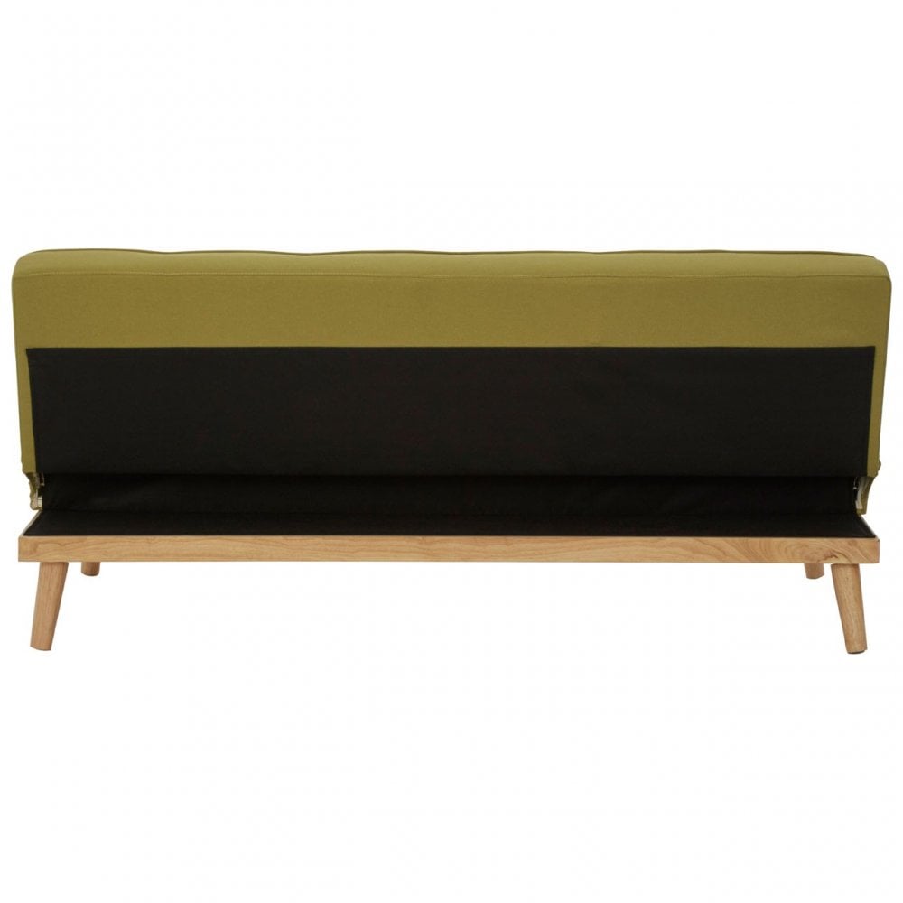 Stockholm 3 Seat Green Sofa Bed, Green