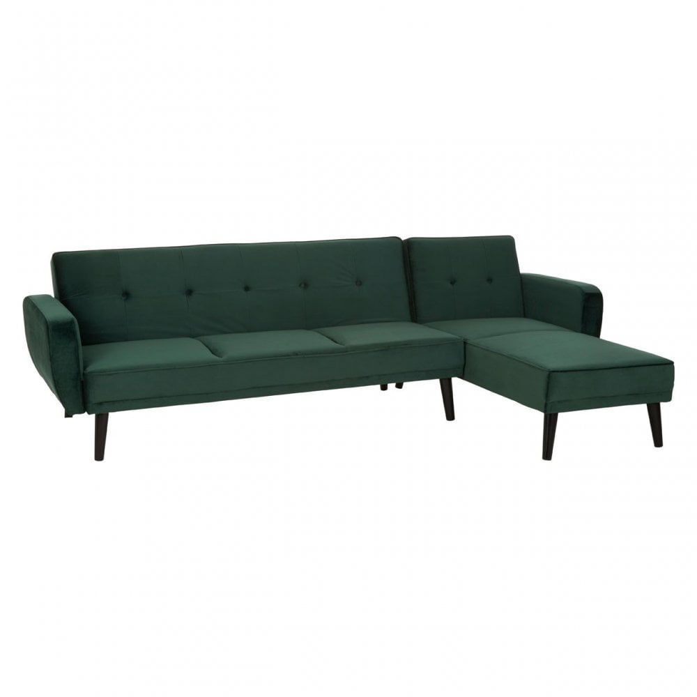 Serene 3 Seat Green Sofa Bed, Green