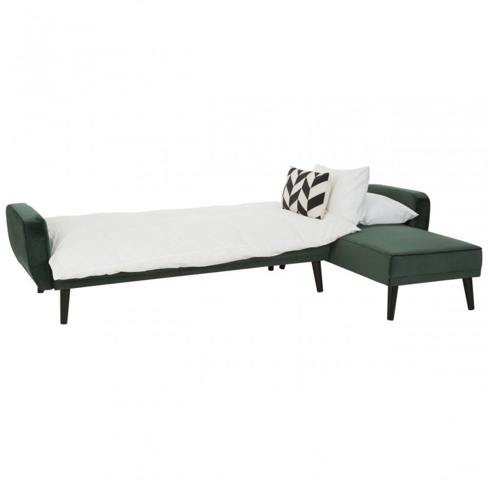 Serene 3 Seat Green Sofa Bed, Green