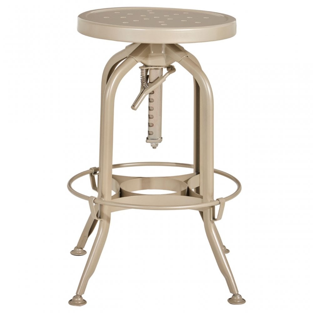 Gator Champagne Finish Adjustable Stool, Champagne