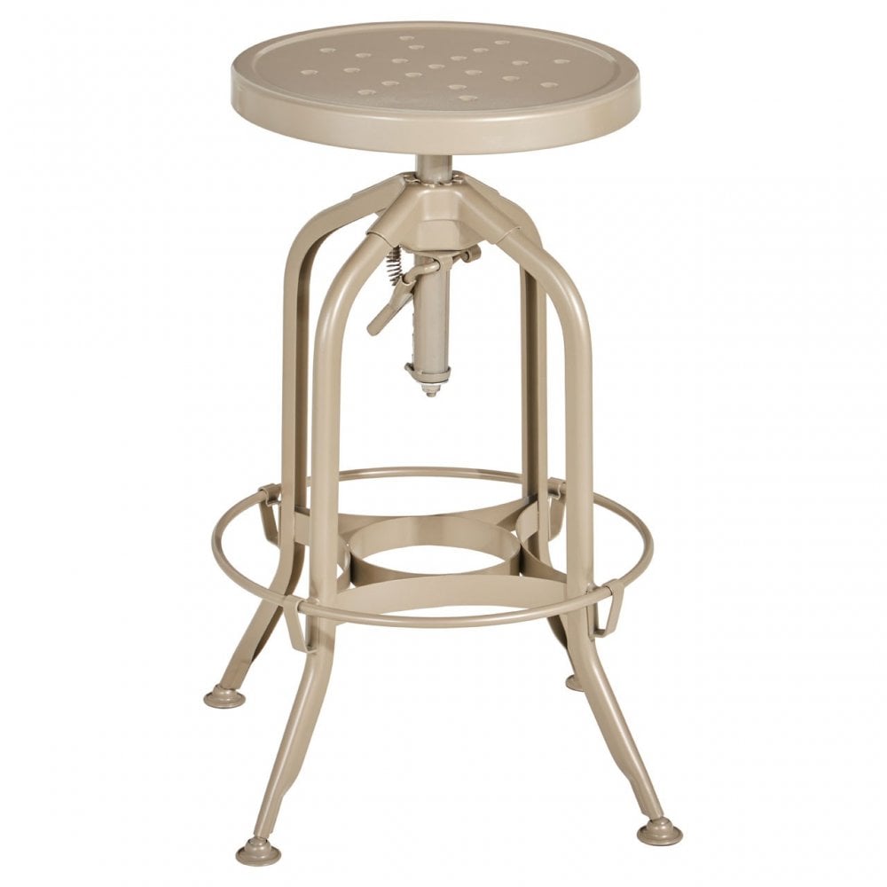 Gator Champagne Finish Adjustable Stool, Champagne