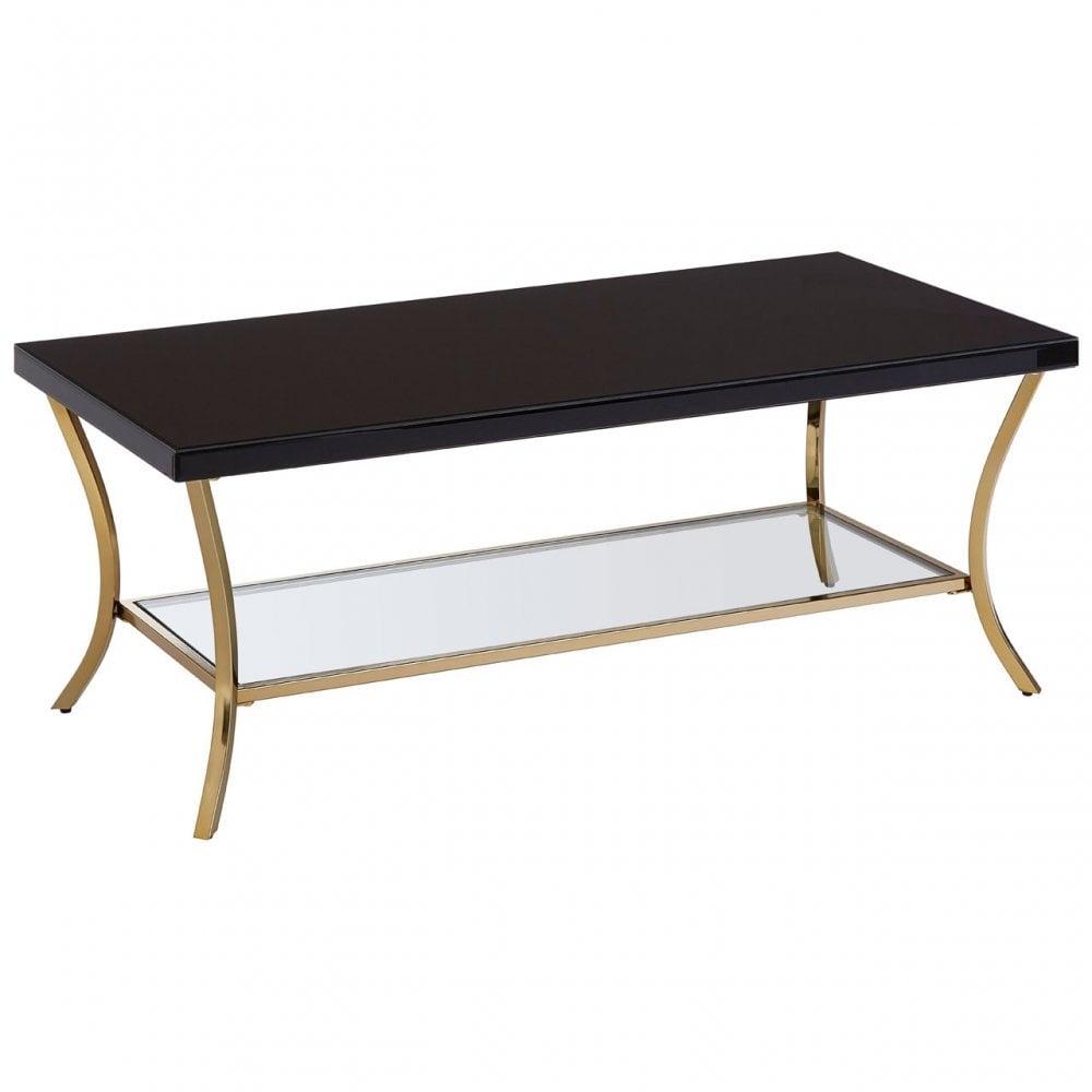Kensington Townhouse Black Coffee Table, Black