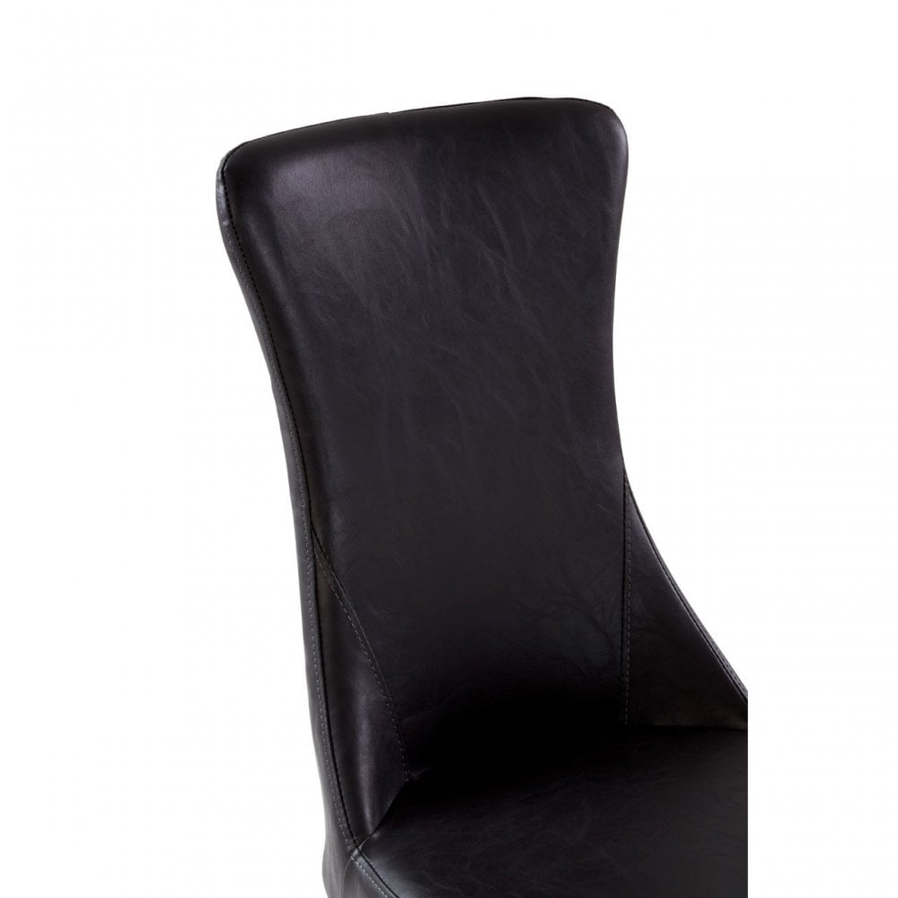 Forli Black Dining Chair, Black