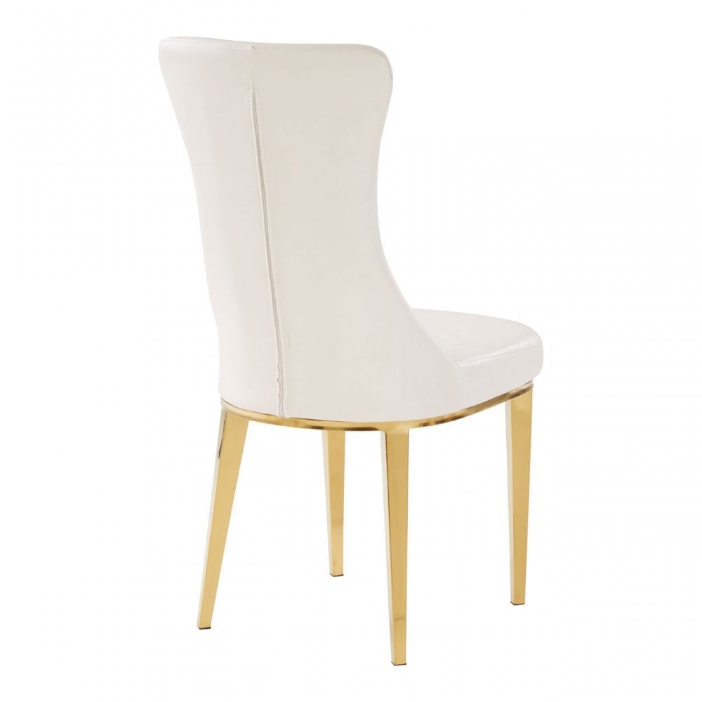 Forli White Dining Chair, White
