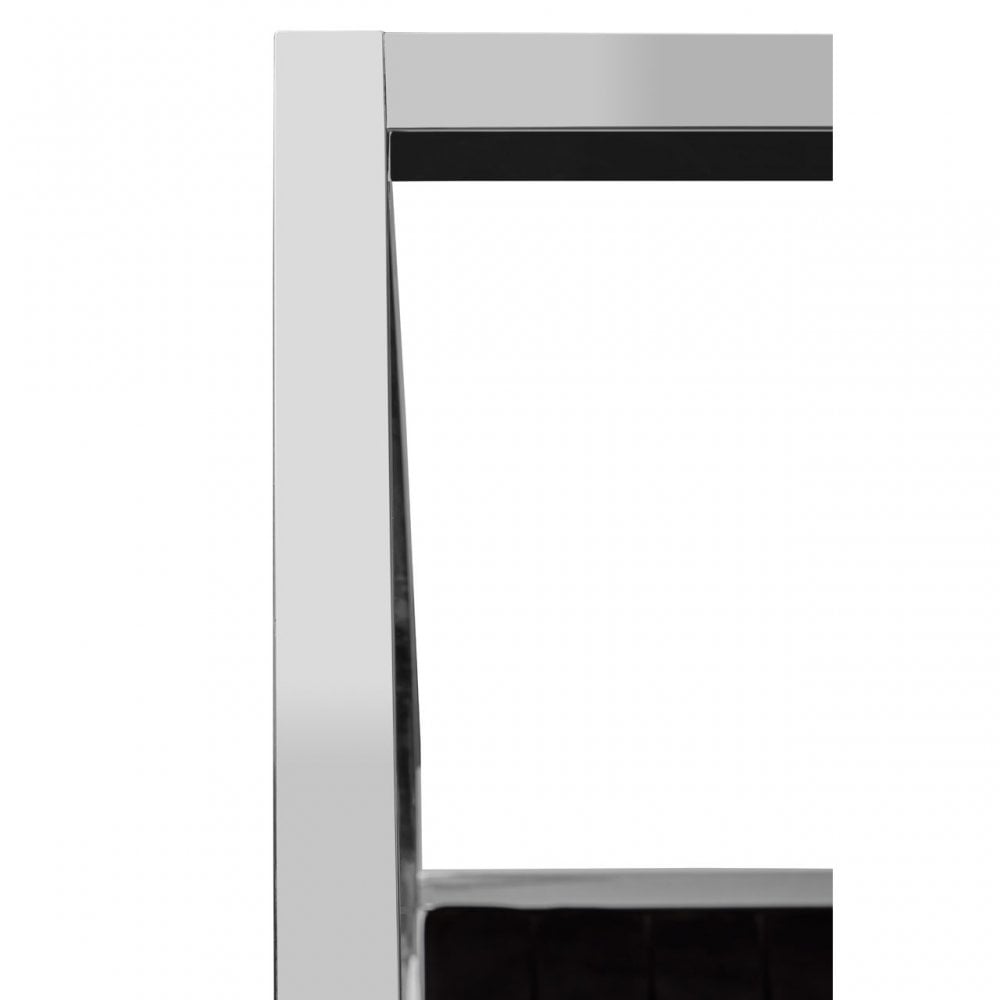 Piermount Black Velvet Bed, Black