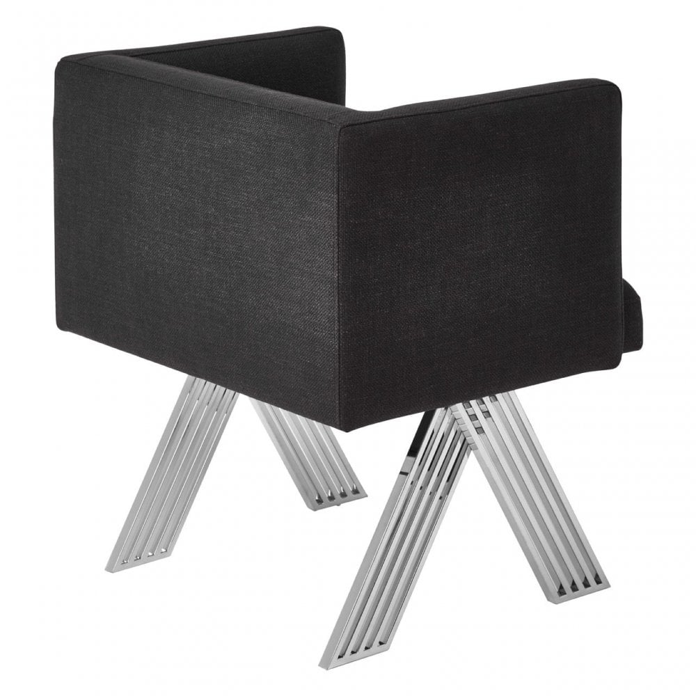Piermount Black Dining Chair, Black