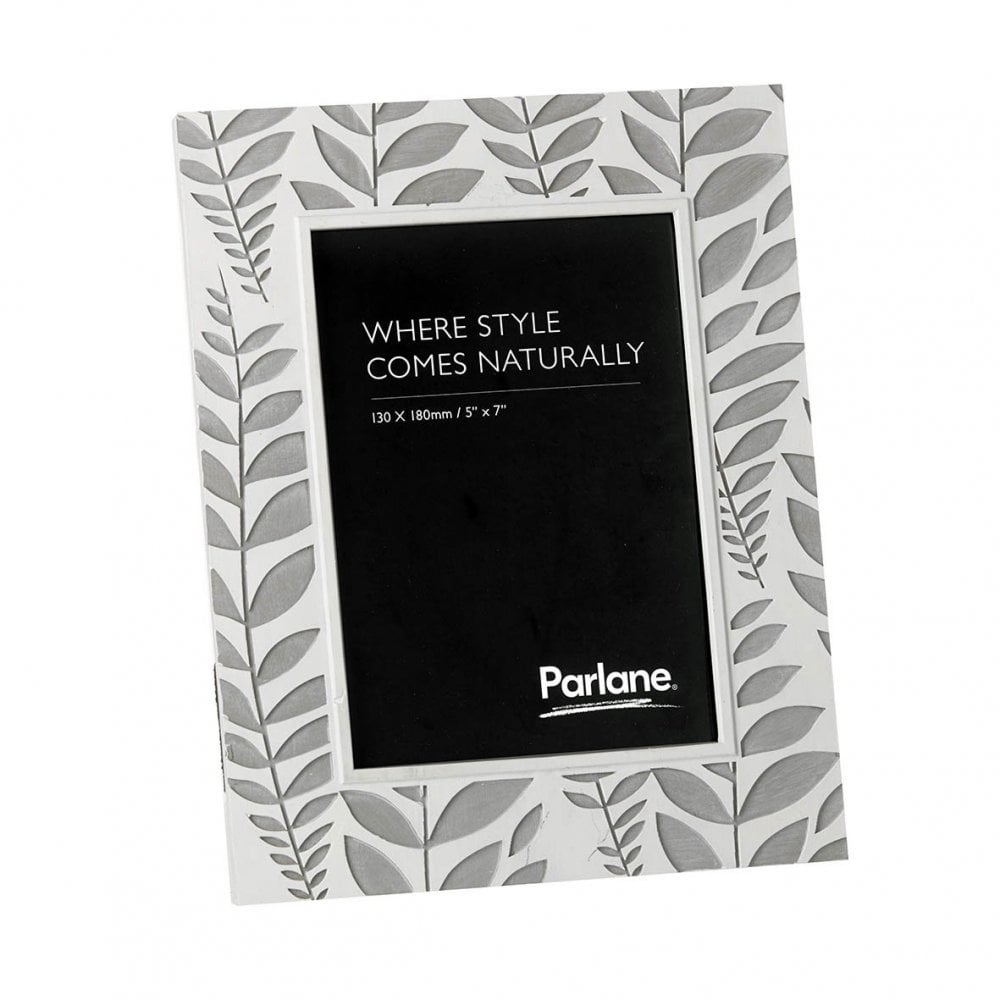 Fern Photo Frame Grey/White H250x200mm