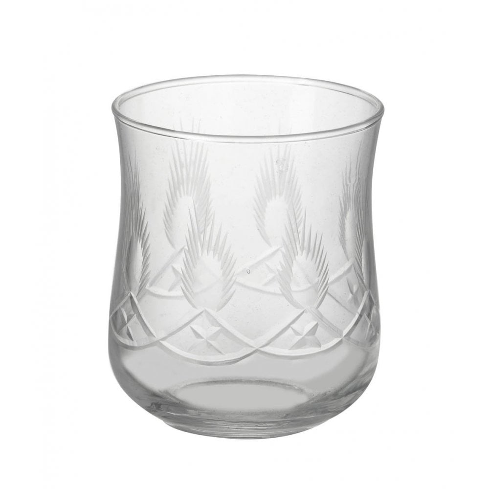 Glass Drinking Violet H80x70mm Gls Clr