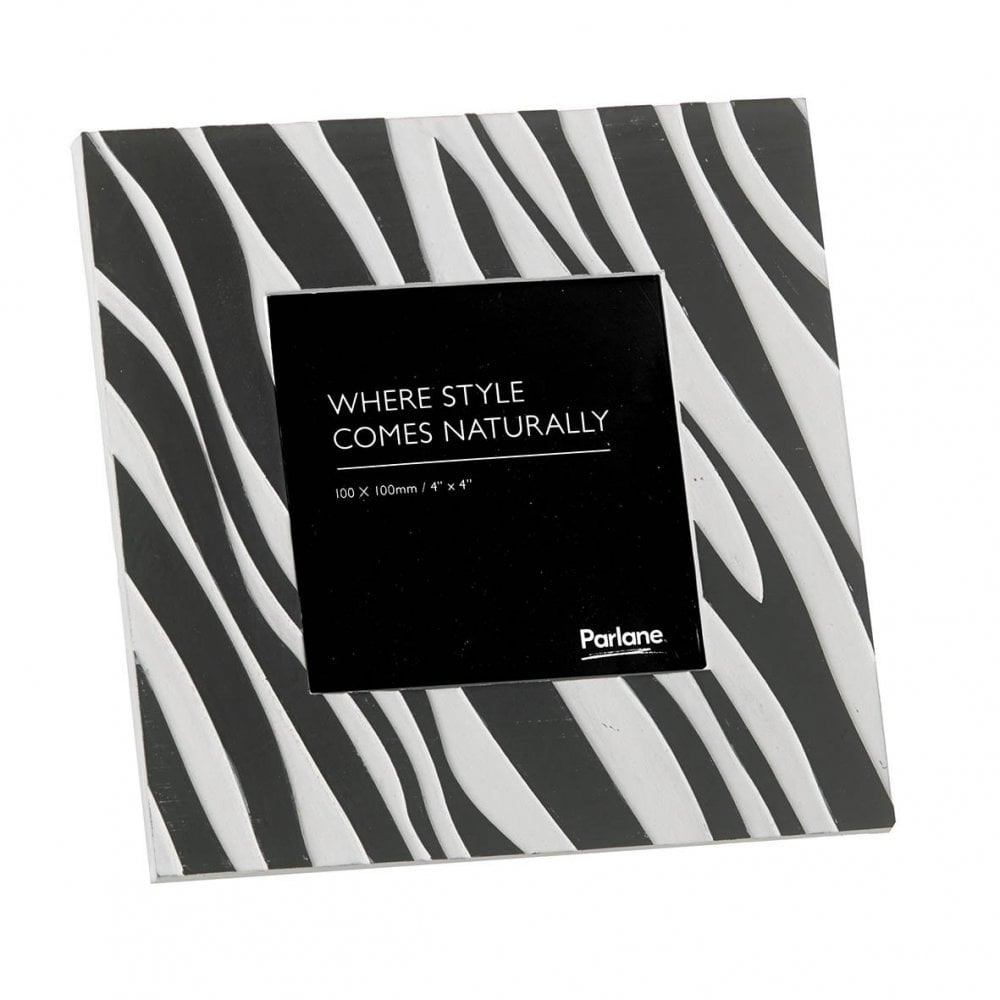 Zebra Photo Frame Black/White 170x170mm
