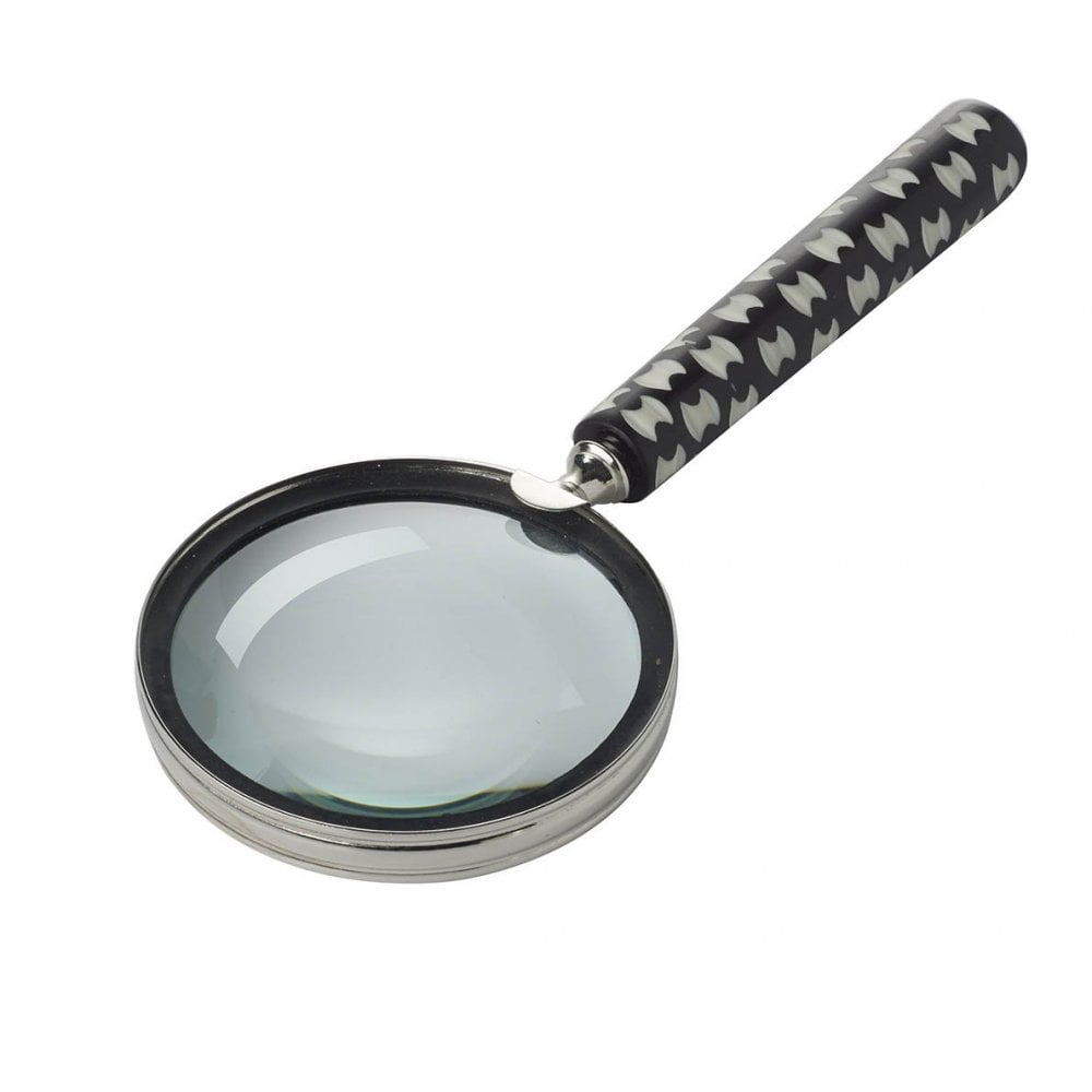 Magnifying Glass Etched L255mm Blk/Ivory