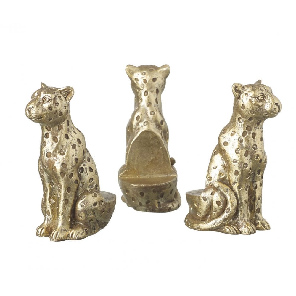 Leopard Potrisers Gold H45x30mm S/3
