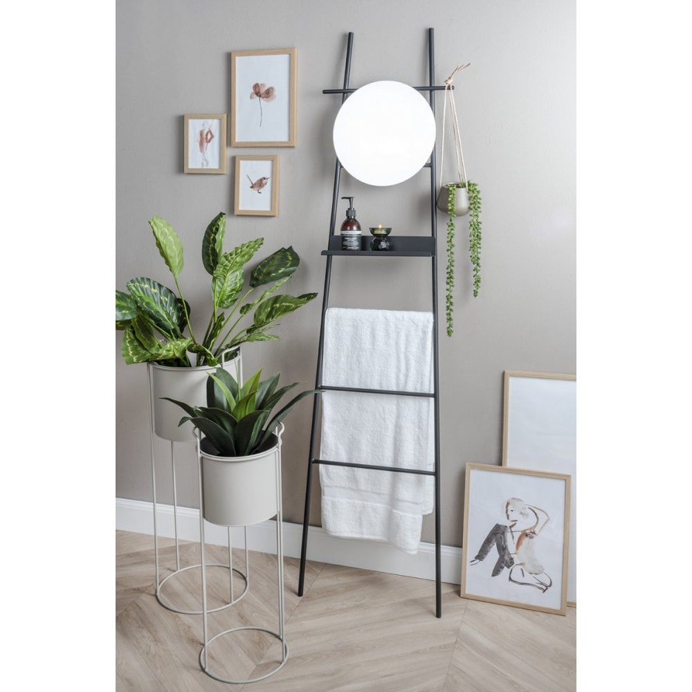 Wall Ladder Glint, Black