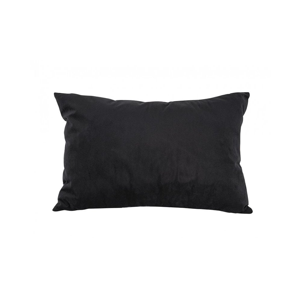Cushion Jungle Velvet, Black