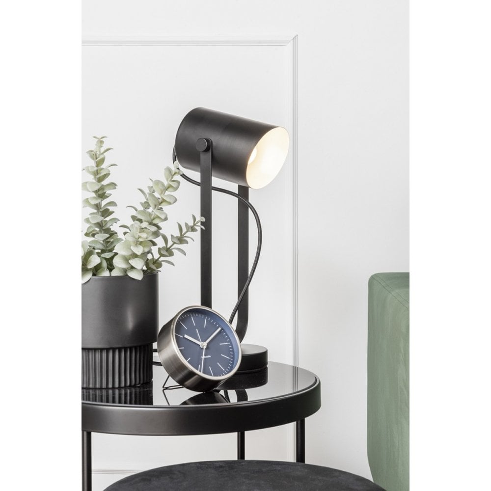 Alarm Clock Minimal steel, Night blue, Blue