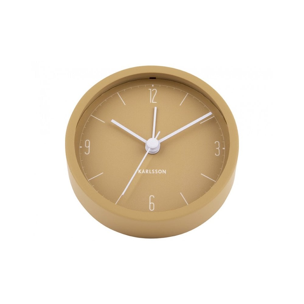 Alarm Clock Numbers & Lines, Ochre yellow, Yellow