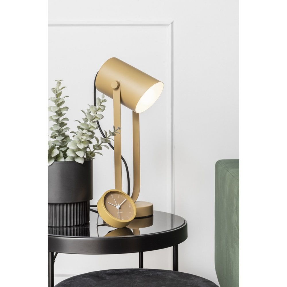 Alarm Clock Numbers & Lines, Ochre yellow, Yellow