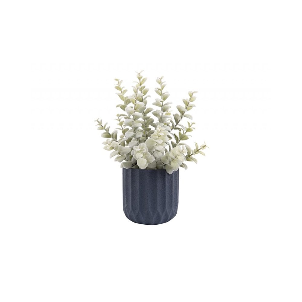 Plant Pot Stripes Small, Dark blue, Blue