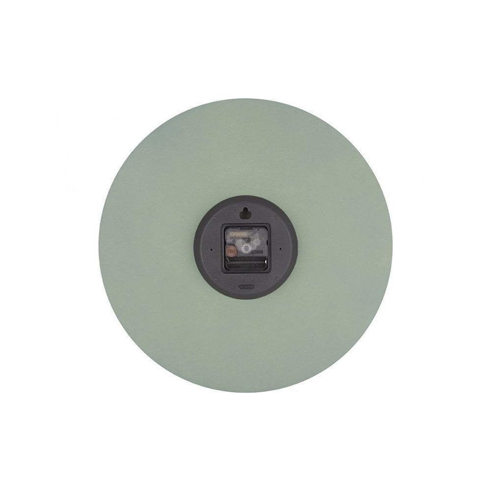 Wall Clock Discreet, Jungle green, Green
