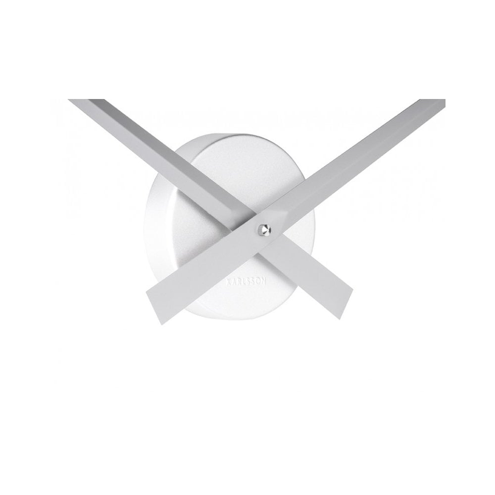 Wall Clock Little Big Time, Silver