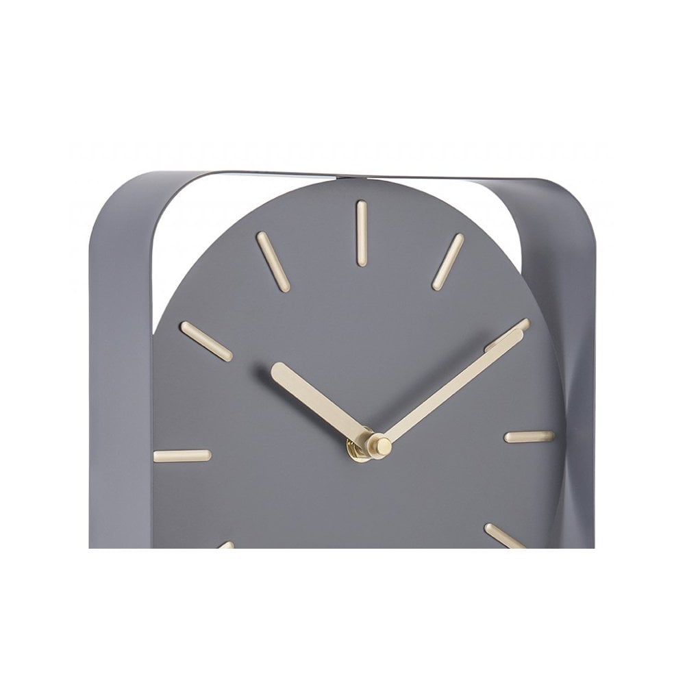 Wall Clock Pendulum Charm Small, Grey