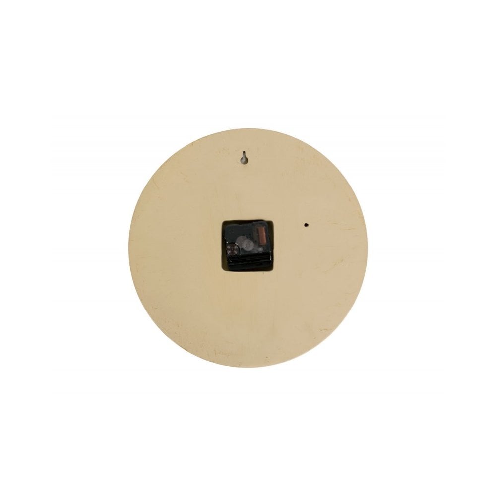 Wall clock Petra, Sand brown, Brown