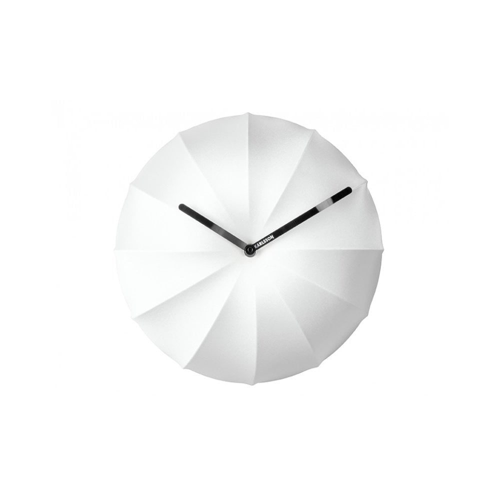 Wall Clock Stretch, White