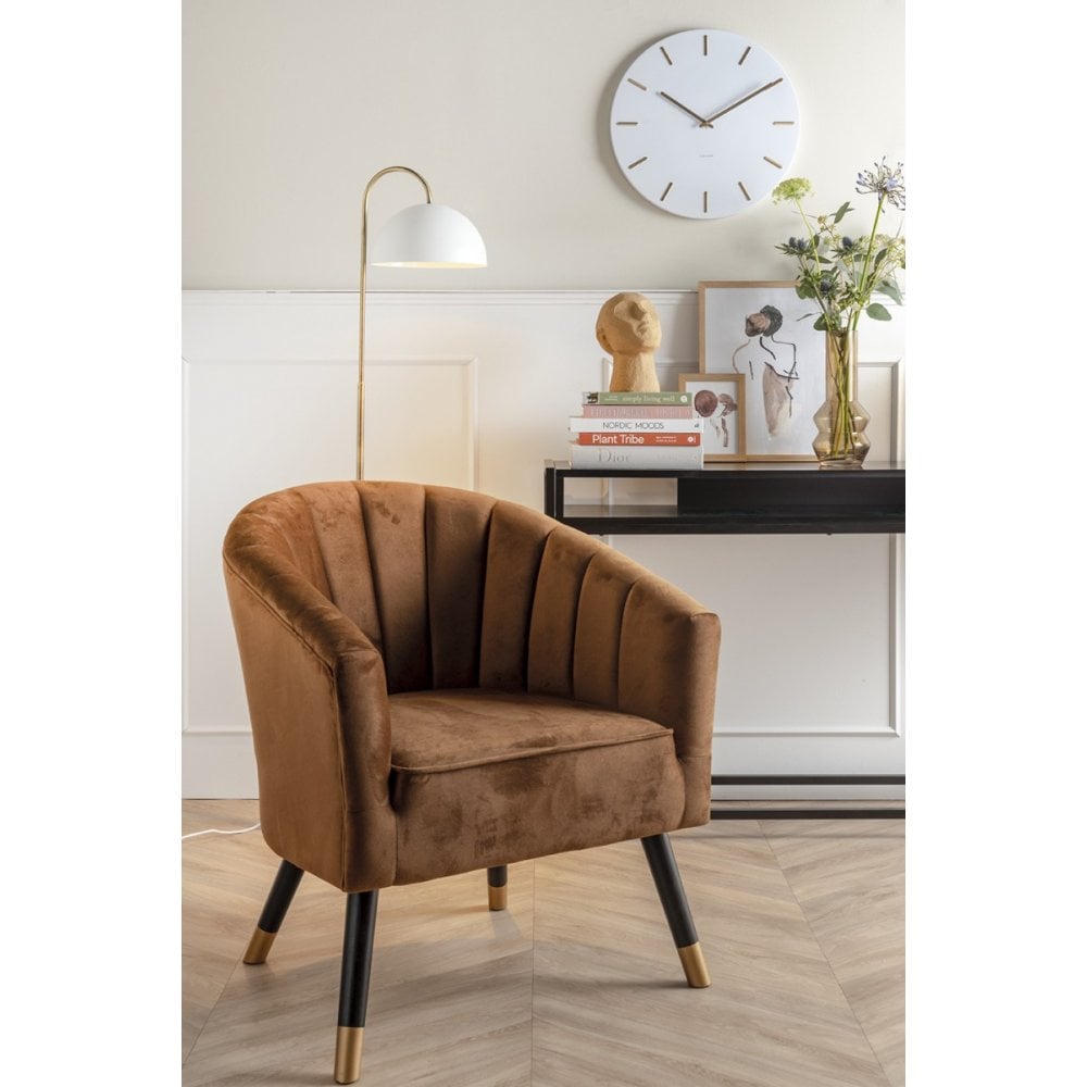 Floor Lamp Dome, White