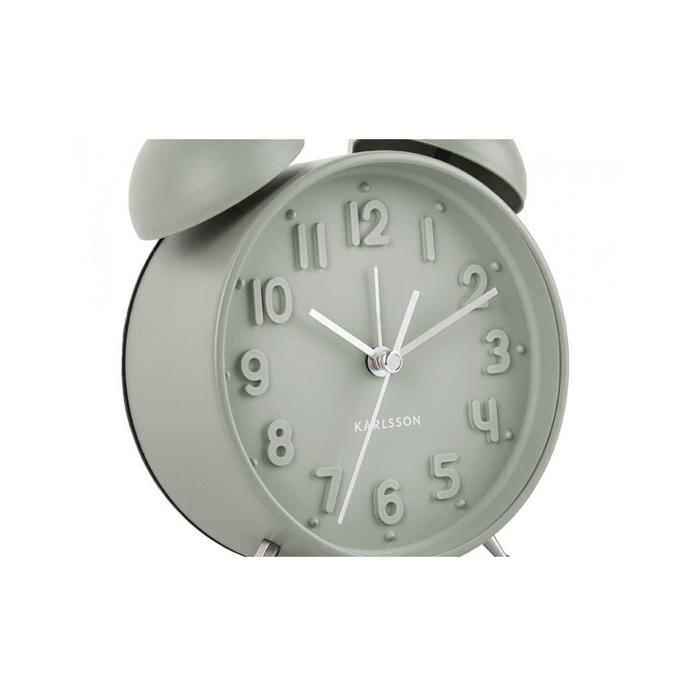 Alarm Clock Iconic, Grayed jade, Green