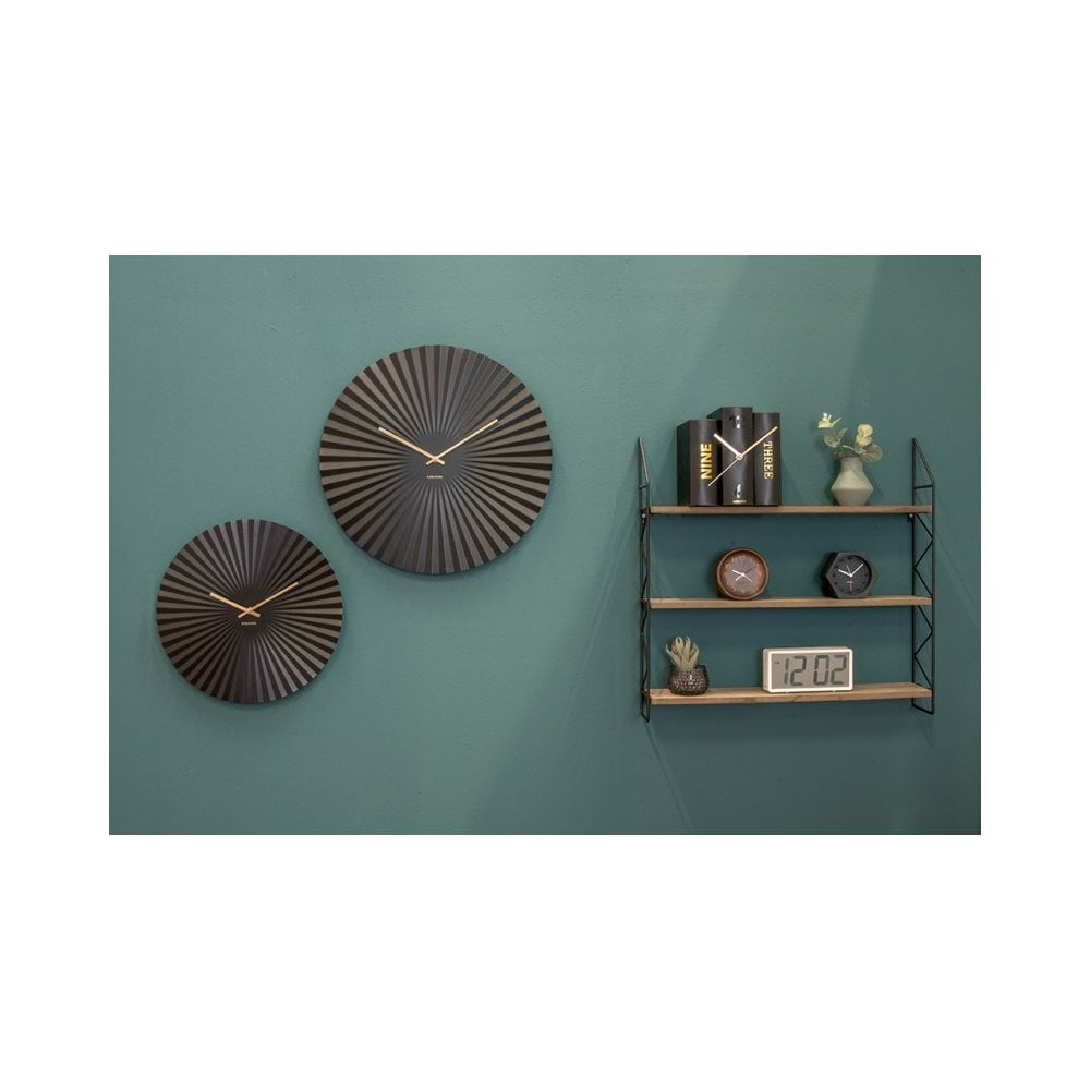 Table Clock Book, Black