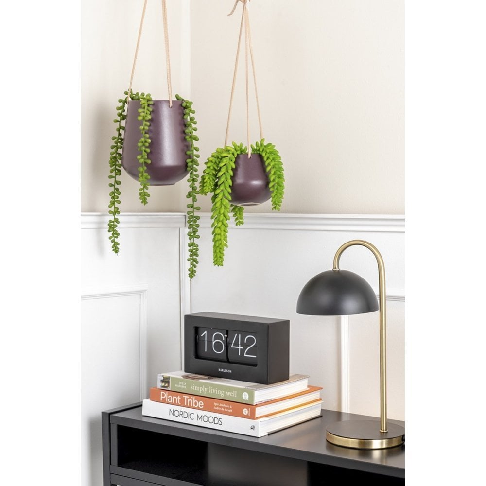 Hanging Pot Skittle Medium, Dark purple, Purple