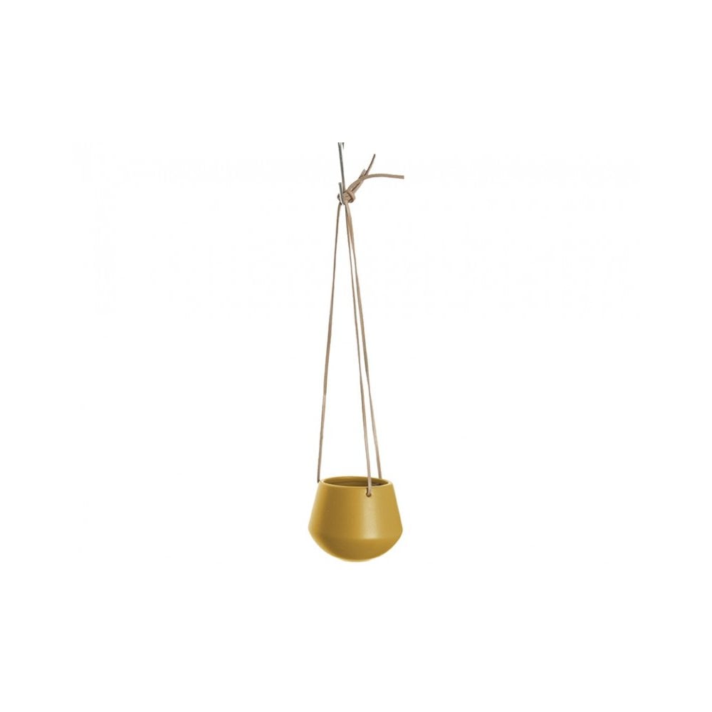 Hanging Pot Skittle Small, Ochre yellow, Yellow