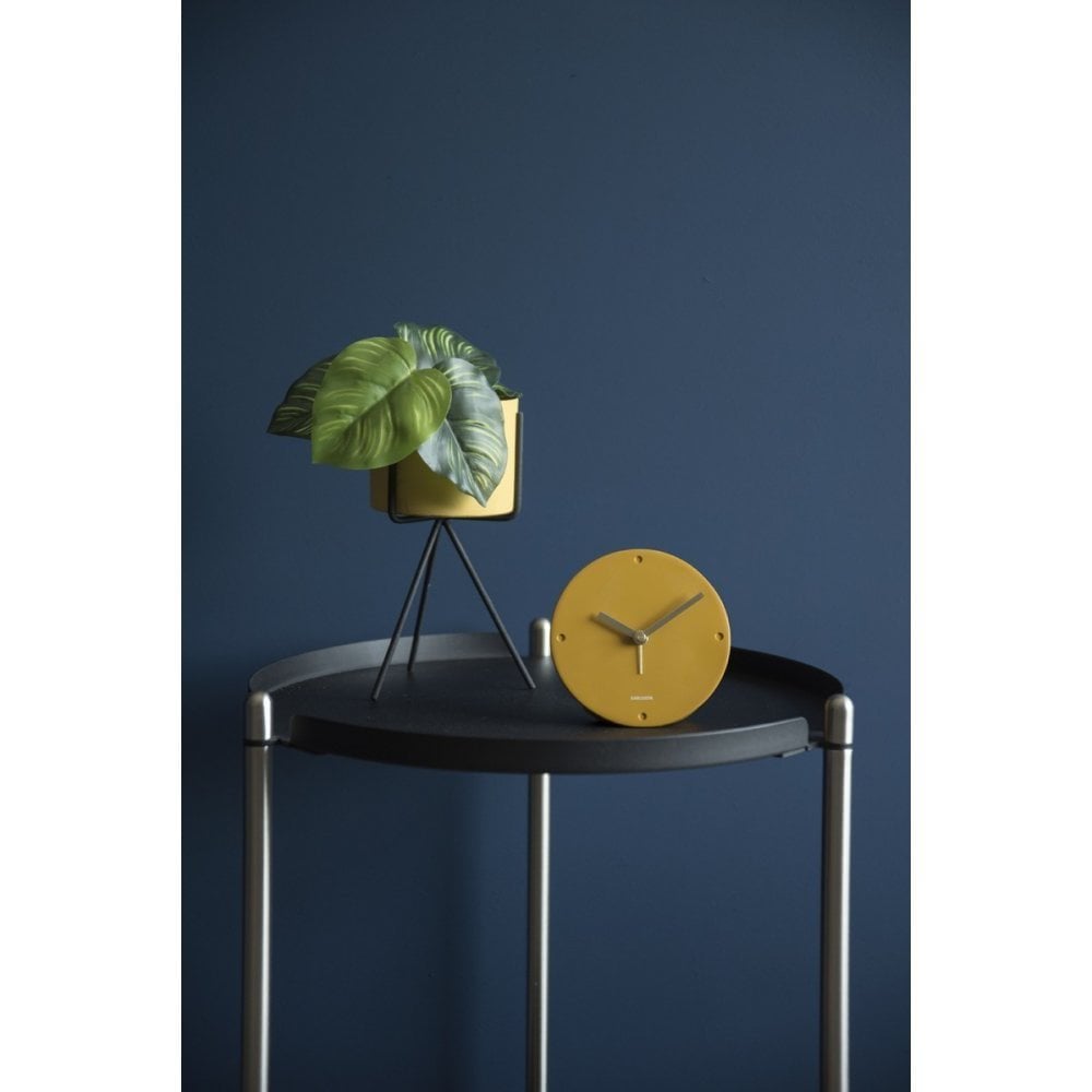 Plant Pot Set Pedestal, Ochre yellow, Yellow