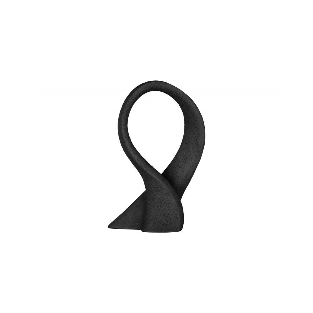 Statue Abstract Art Bow, Black