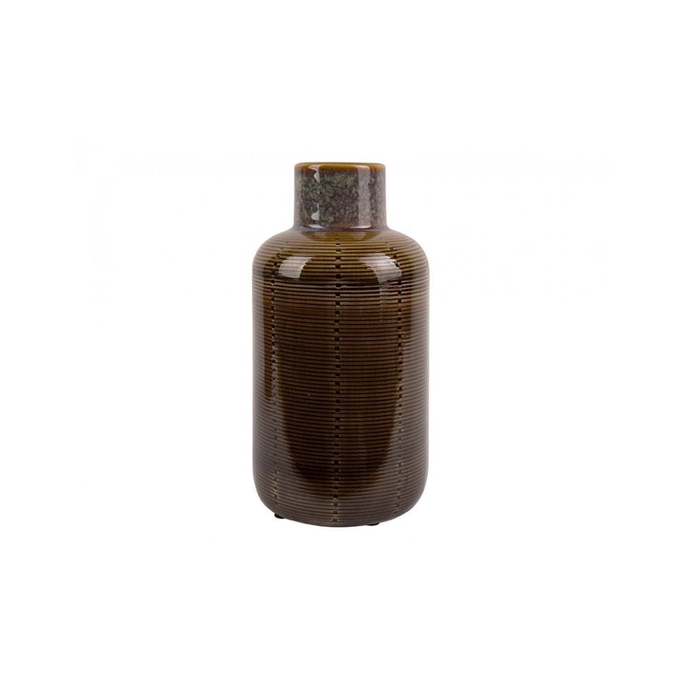 Vase Bottle Large, Brown