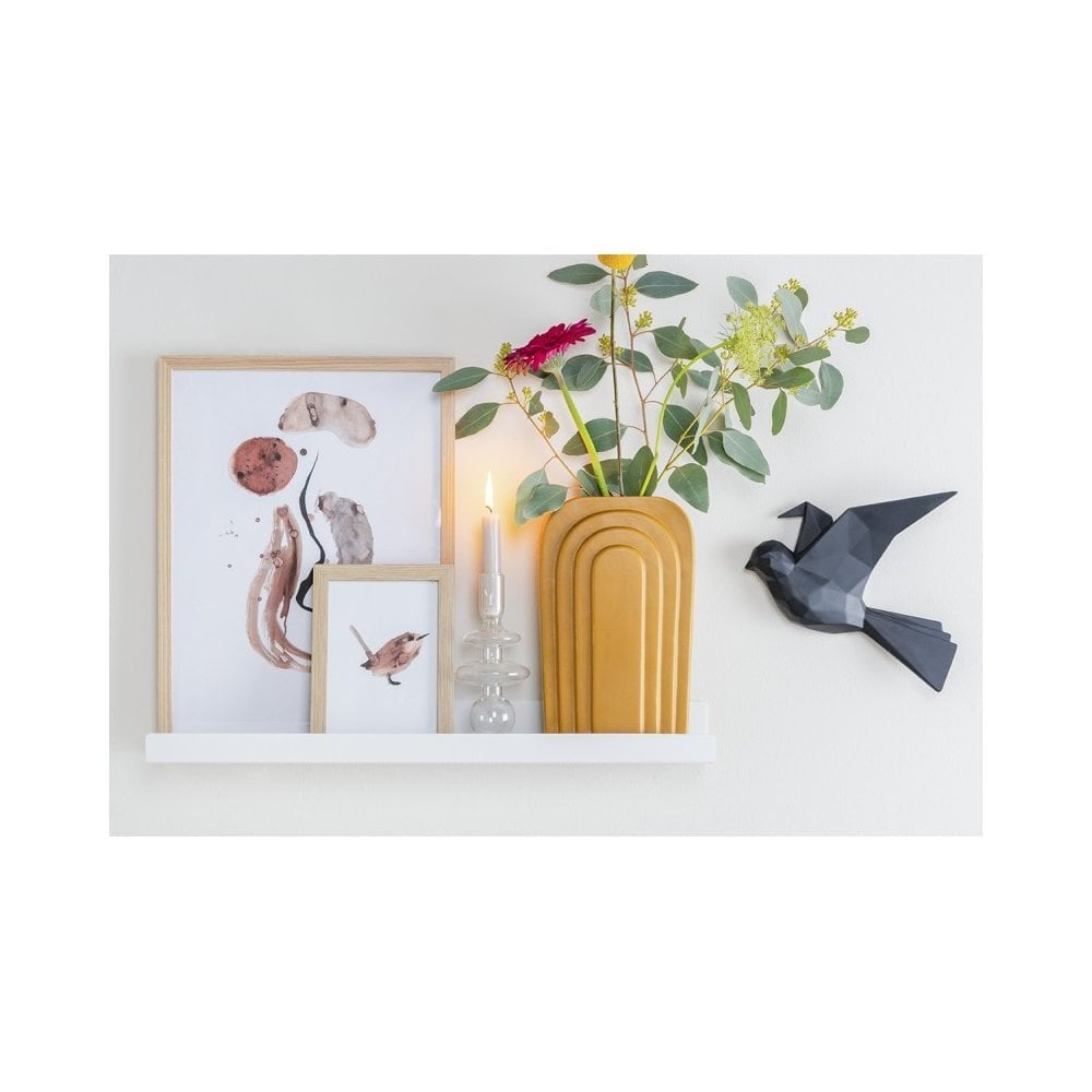 Wall Hanger Origami Bird Small, Black