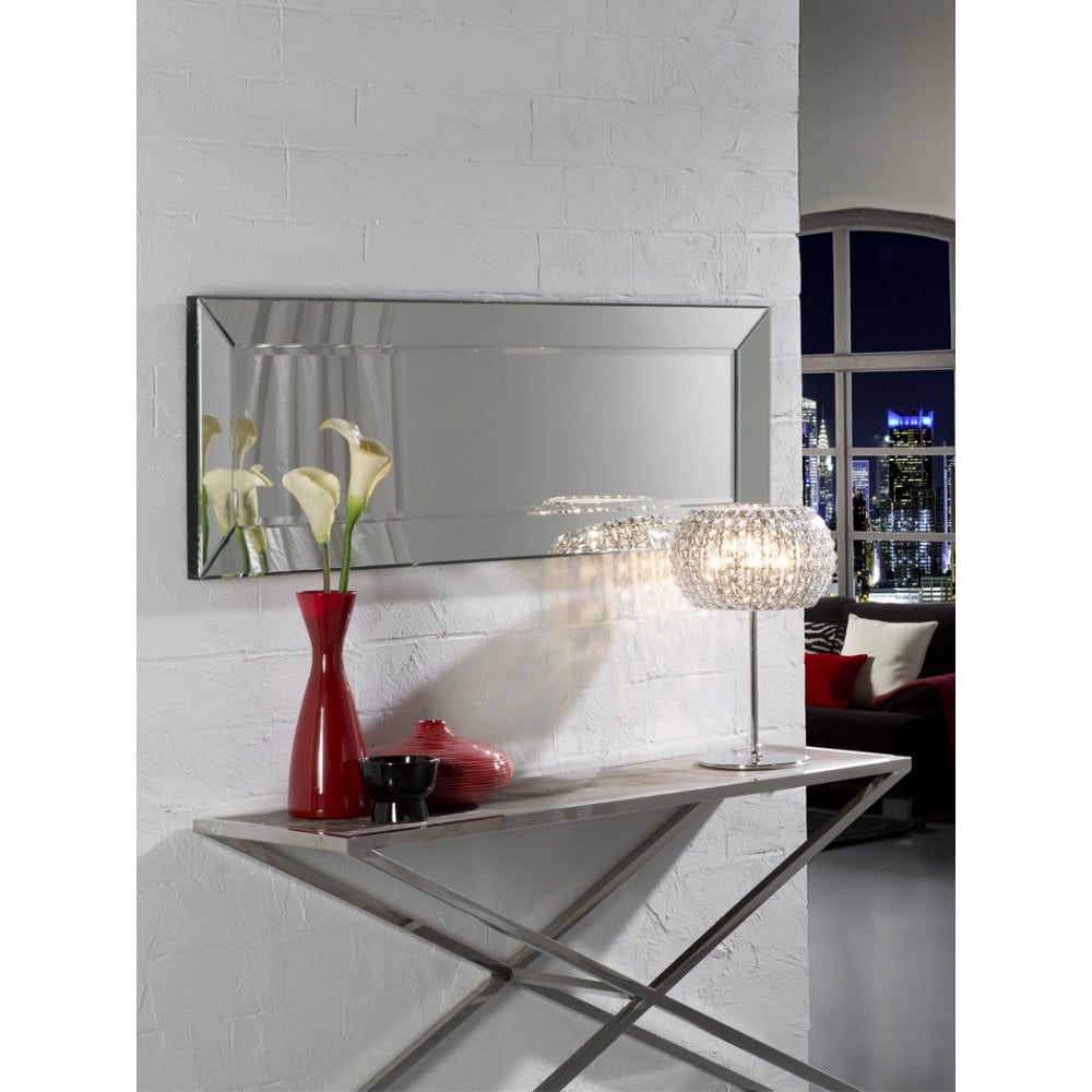 Sophisticated Silver Roma Mirror, 150x50 cm