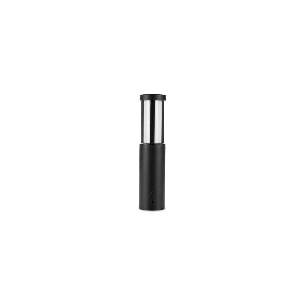 Sleek Black Midi Outdoor Post Light, IP54, 350mm