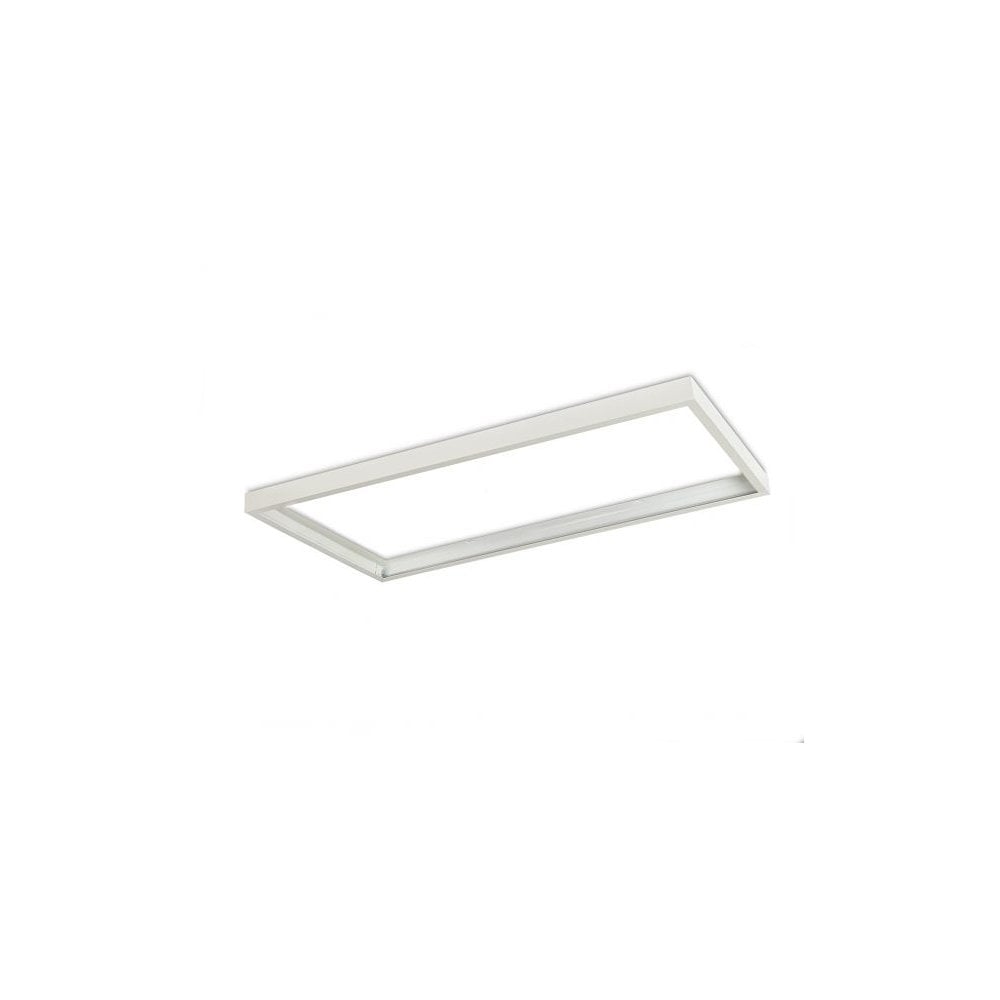 Elegant White Surface Mount Kit for 1200x600 LED Panel