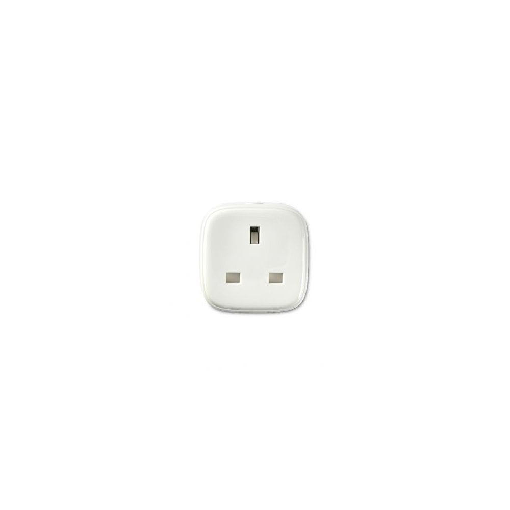 UK Smart Plug with 3-Pin Design - White Finish, IP20 Rating