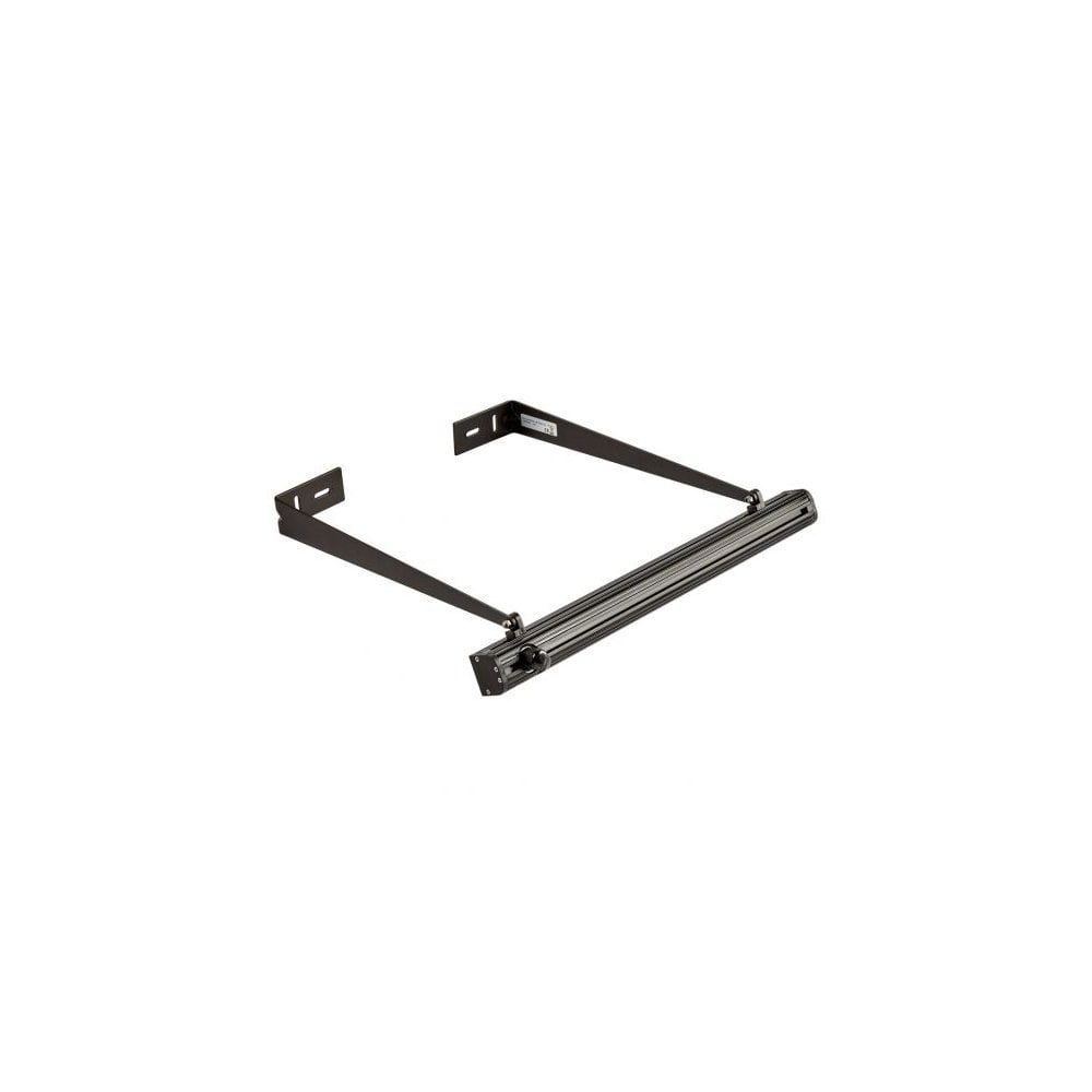 Black Anodised Aluminium Wall Brackets for LEDLINE Collection