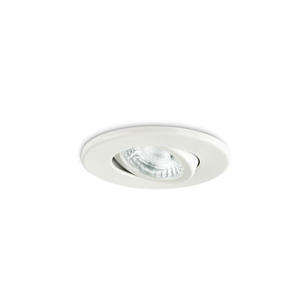 Adjustable White Fire-Rated GU10 Downlight